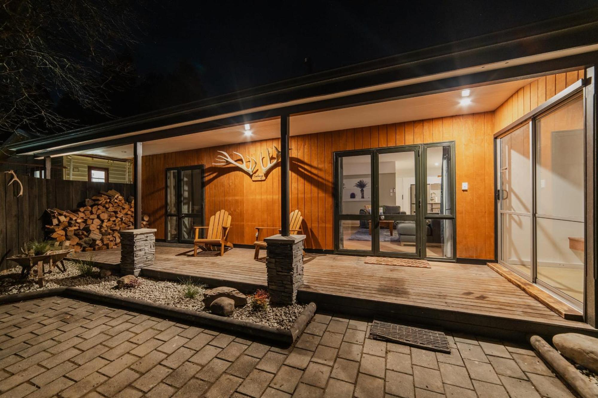 Galaxy 3Br Modern Home With Fireplace Outdoor Spa Lac Tekapo Extérieur photo